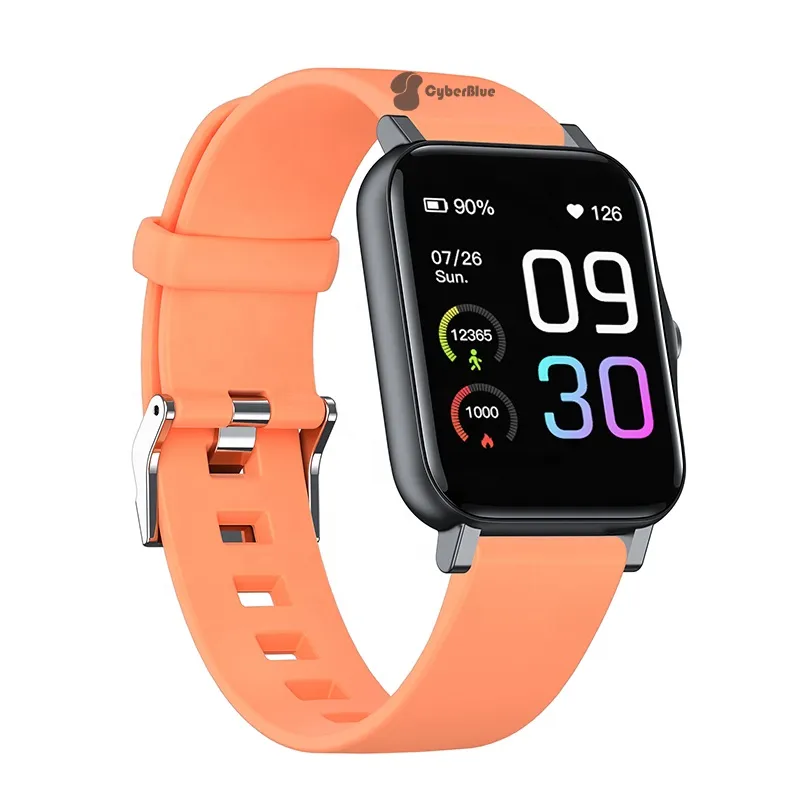 Sport Fitness Smart Watch Hartslag Gezonde Monitor Bluetooth Verbonden Sport Smart Fitness Horloge voor Iphone Apple Samsung telefoon