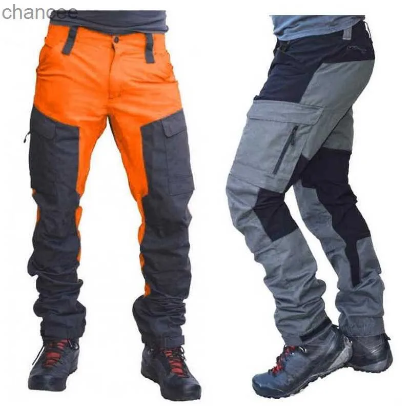 Pantalon décontracté homme mode extérieure pantalon de travail multi-poches pour la réparation automobile pantalon de travail extérieur électricien légerLF20230824.