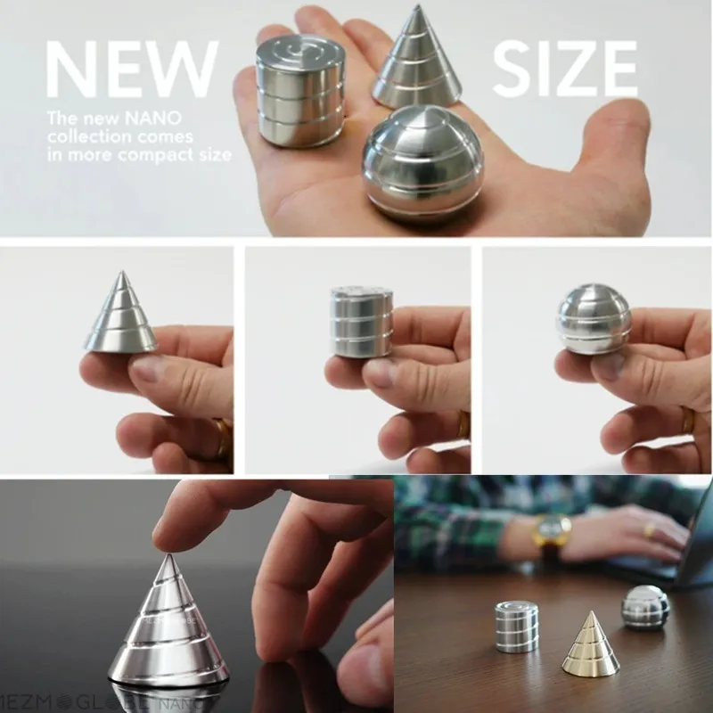 Desktop Gyro Hand Spinner Anti Stress Metal Toy For Adults Metal ...