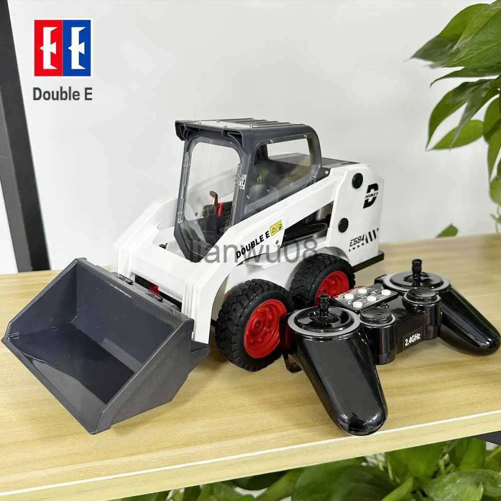 Electric/RC CAR 2023 Double E RC Truck Loader 114 E594 RC Excavator Дистанционное управление автомобилями автомобилей Trucks Toys For Boys Kids Gift x0824