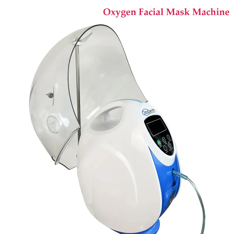 Corea O2Toderm Maschera di ossigeno Maschera per viso a getto per la buccia terapia di ossigeno Dome Maschera Dispositivo facciale