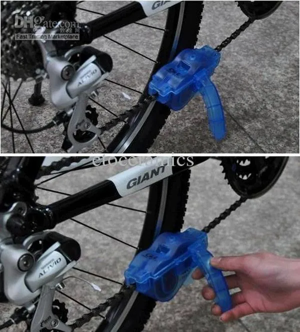 Lots50 Cycling parts accessories Bike Bicycle Chain Cleaner Machine Brushes Scrubber Wash Clean Tool Kit herramienta bicicletas