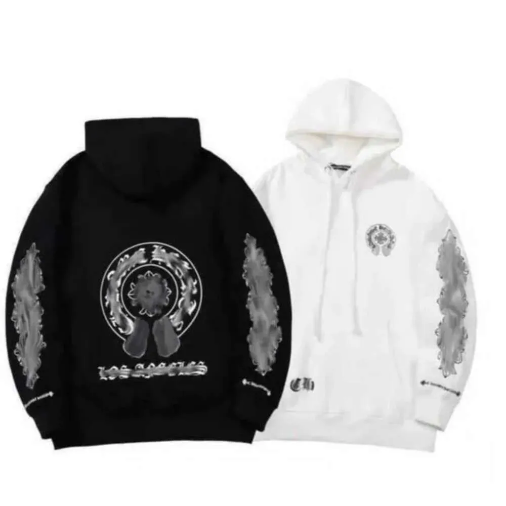 Heren Hoodies Sweatshirts Designer Mens Chrome Winter Herhood Hoodie Lange mouw Jacket Losse jas Hoody Hoody Men Woman Hip Hop923