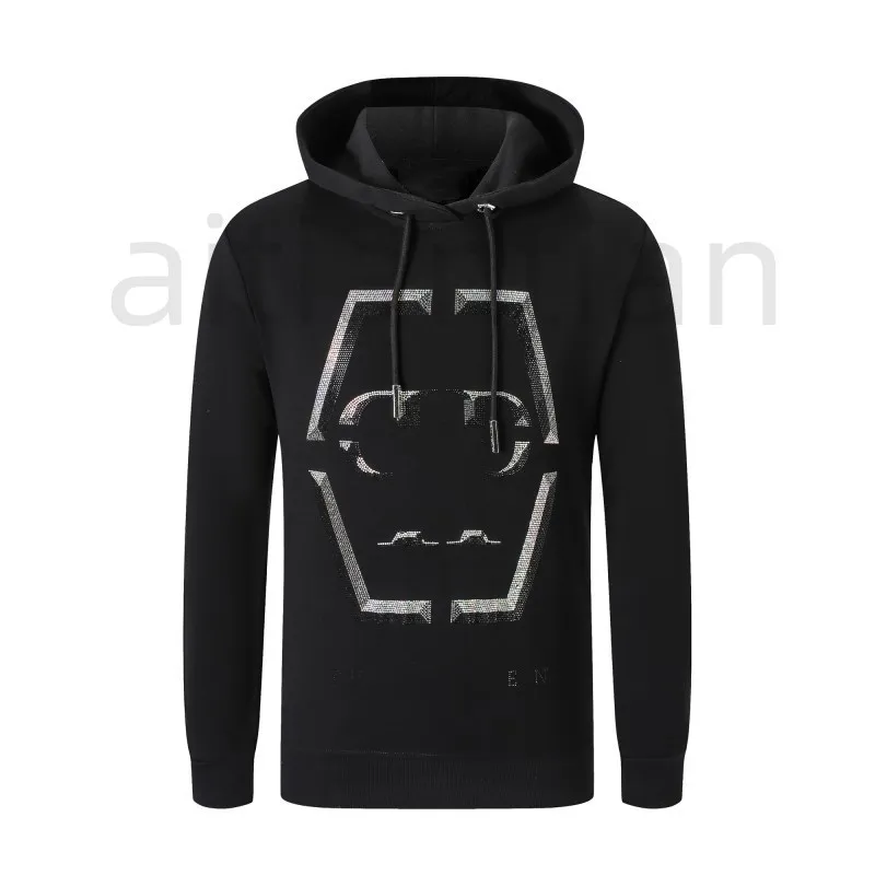 designer hoodies för män pullover hoody tröja brev tryckt långärmad jumper crewneck lös huva tröja svart bomullsgata kläder kläder