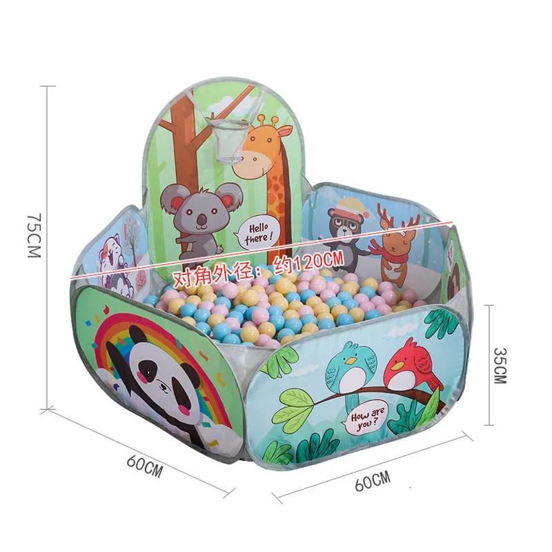 Portable 1.2M Summer Infant Playpen Argos With Ocean Balls Pool