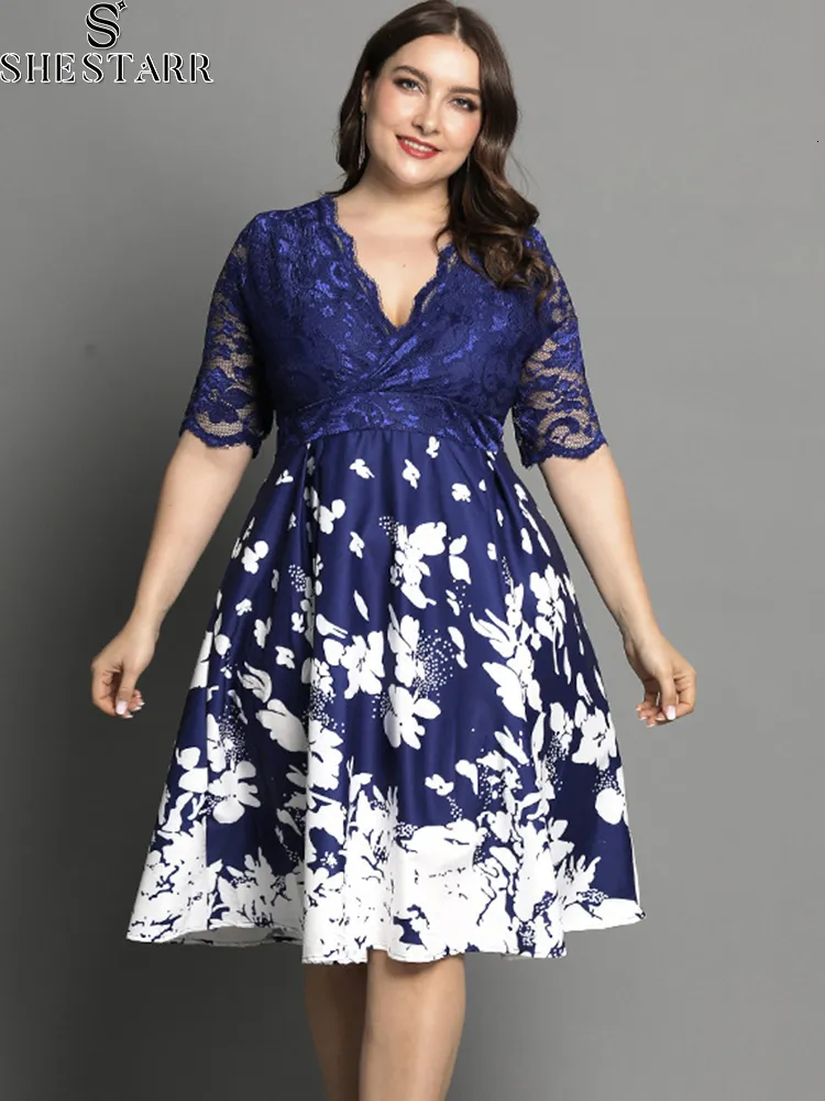 chinese dress ladies Fashion Women's Elegant Lace Sexy Crisscross V-Neck Tall Waist Casual Plus  Size Swing Dress for Women White Small at Amazon Women's Clothing store