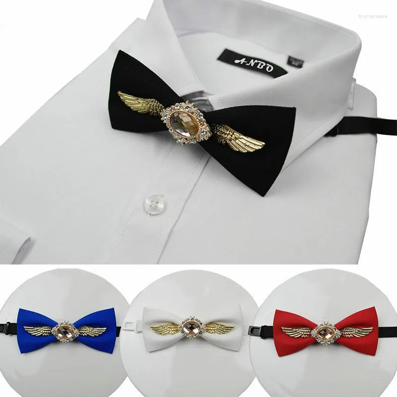 Bow Ties moda krawat Koreański diament luksusowy ślubny przyjęcie urodzinowe prezenty eleganckie przędza motyli