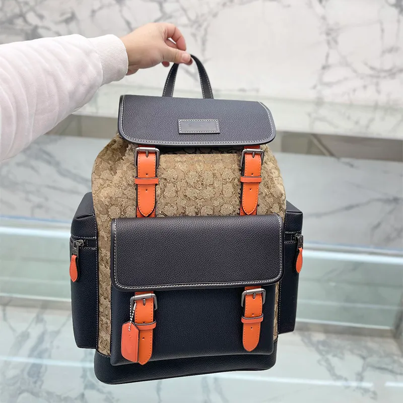 Backpack Designer backpack Luxury Bag Letter Design Leather Material Large Capacity Bag Temperament Hundred Shoulder Bag dust bag Fashion Leisure bag very good