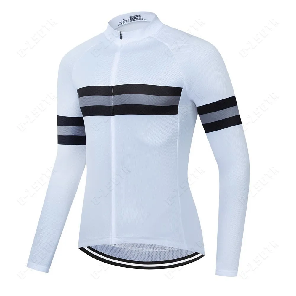 Camicie da ciclismo Top Uomo Pro Team Maglie a manica lunga Autunno Jersey Abbigliamento da bicicletta Abbigliamento da corsa Maillot Ciclismo Hombre 230824