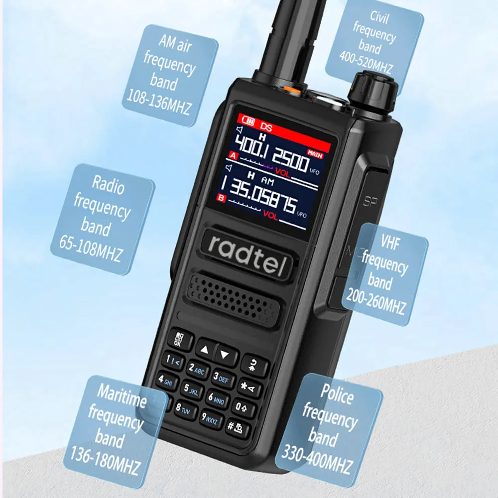 Talkie Walkie Radtel RT 470 6 Bandes Amateur Ham Station De Radio