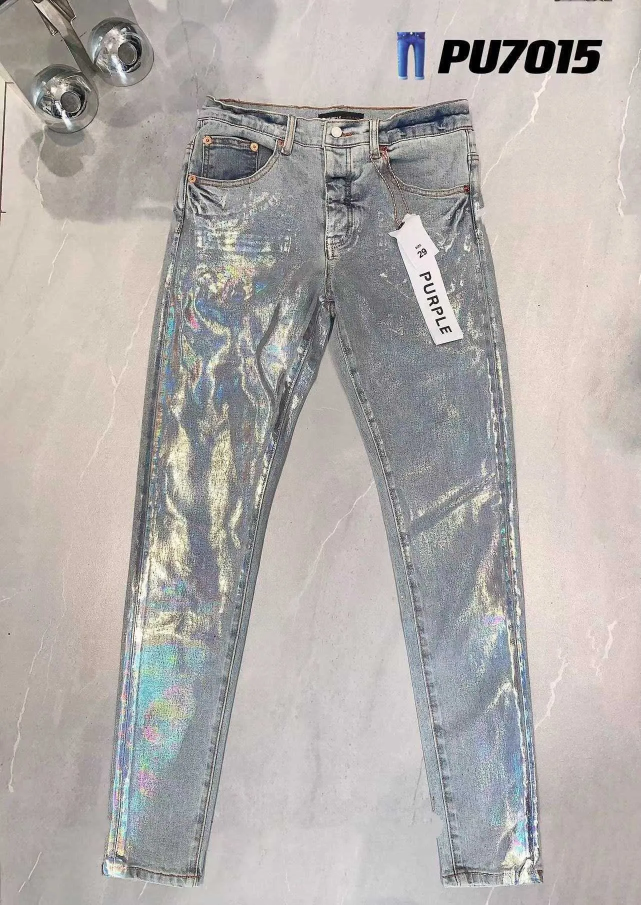 Purple Jeans Designer Exclusive Correct Version Brand Elastic Casual Long  Mens Summer New Size 30 32 34 36 38e62e From Mrlaihuazai, $36.22