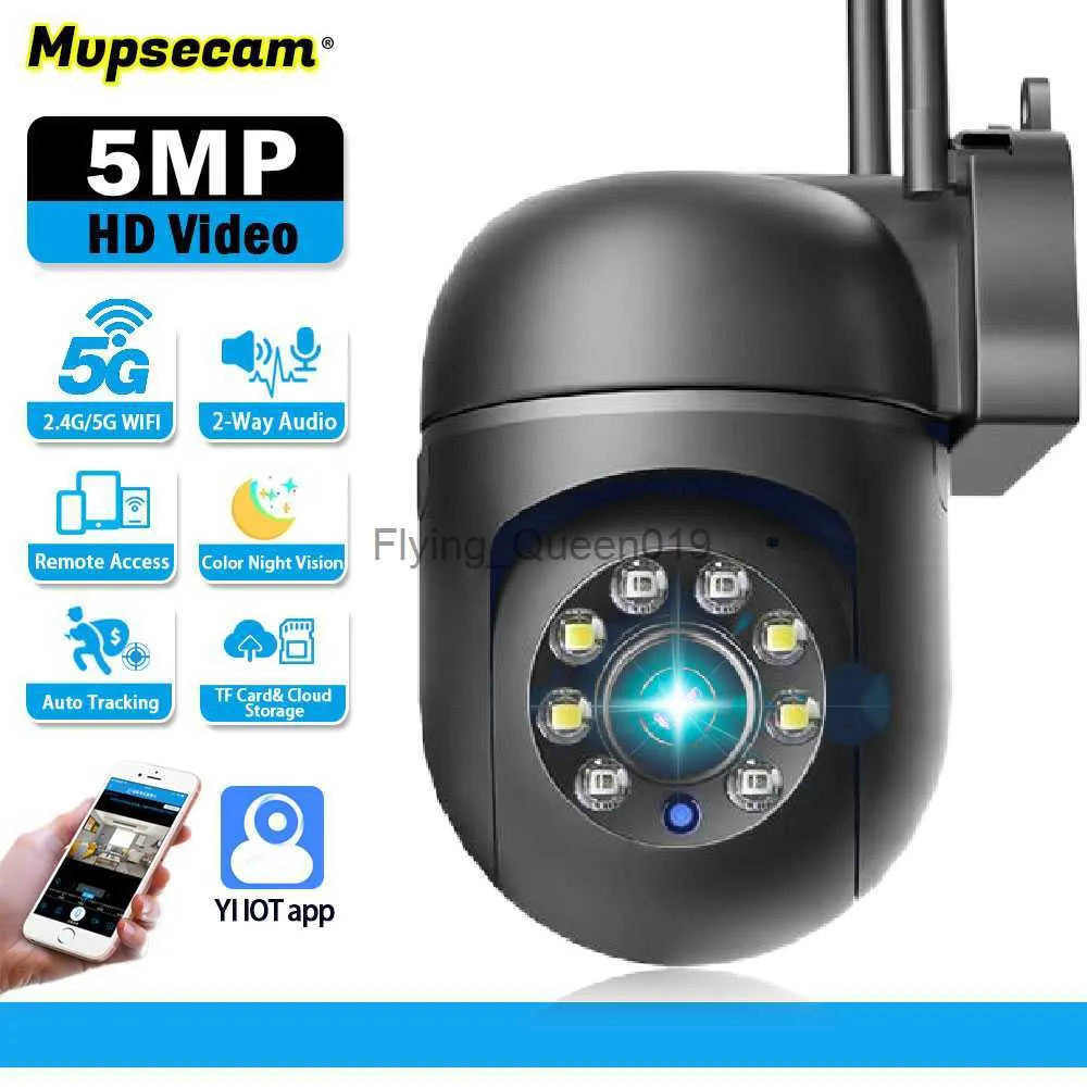 5MP 8MP 1080P 4K 5G WiFi IP PTZ Telecamera di sorveglianza Sicurezza Baby Monitor audio bidirezionale Monitoraggio automatico umano Visione notturna a colori HKD230812