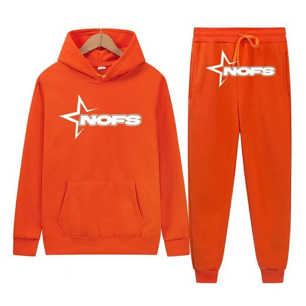 Herrtröjor tröjor nofs y2k hoodie harajuku brev grafik tryck lös tröja 2023 punk rock gothic kläder topps streetwear ku ya13