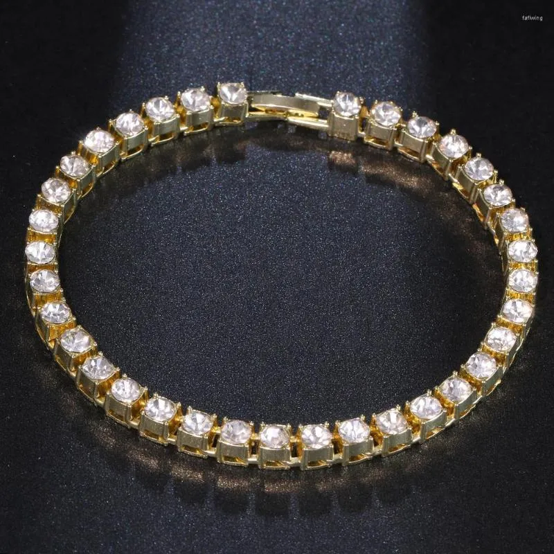 Bracelets de charme Bettyue Noble couleur or zircone bracelet pour femmes filles charmante fête de mariage bijoux fascinants cadeau fantaisie
