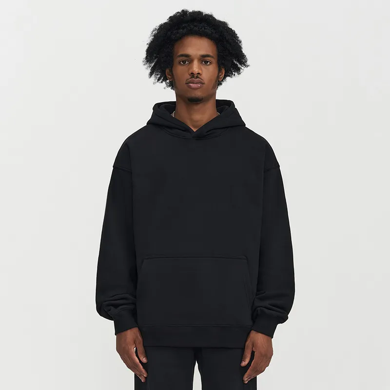 Plush hot sale hoodie mens