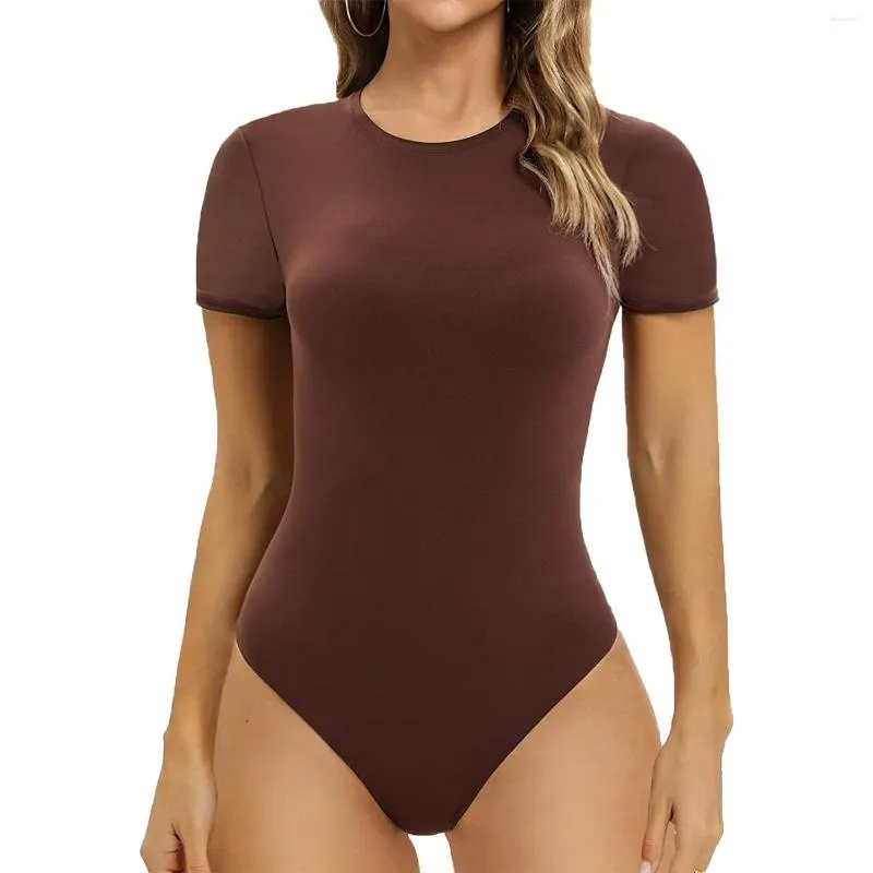  Short Sleeve T Shirts Bodysuit For Women Tummy Control  Bodysuit Tops Body Shaper Full Body Compression Suit