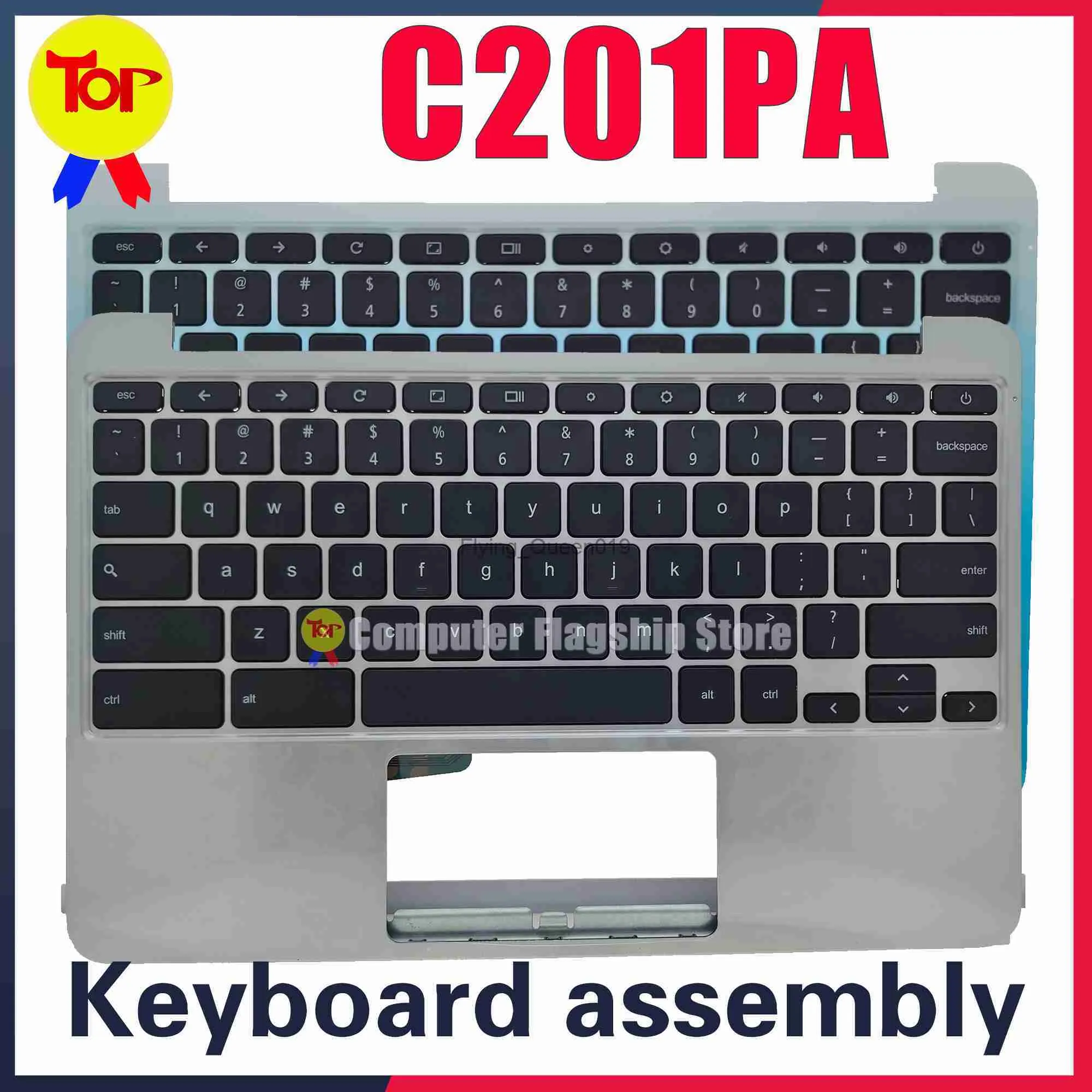 KEFU C201PA dla klawiatury laptopa ASUS ASUS 11 C201P C201 Chromebook Oryginalny zespół klawiatury 90NL0912-R31US0 HKD230812