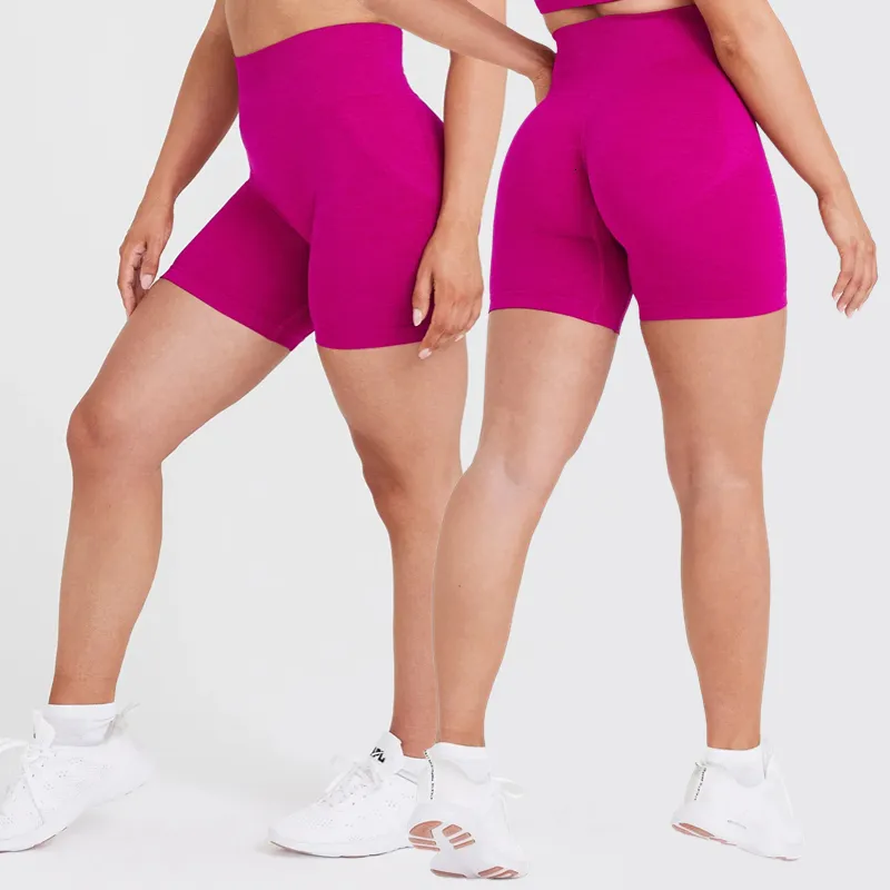 Effortless Seamless Shorts Women Workout Scrunch Butt Lifting Yoga