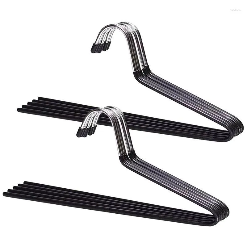 Perchas para pantalones 10 Uds. Metal fuerte y duradero pantalones vaqueros delgados para ahorrar espacio bufandas pantalones vaqueros