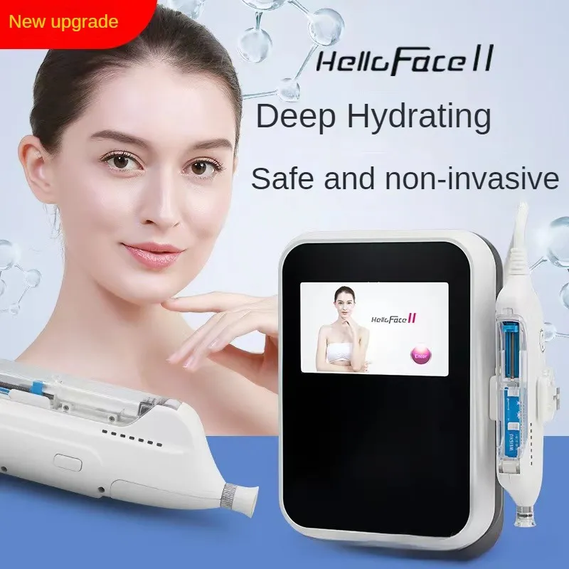 RF Hydrafacial implantation Instrument Nålfri Hydrafacial Beauty Instrument Ansiktsbehandling Anti-aging Beauty Salon Hydrafacial Hydration Implantation Machine