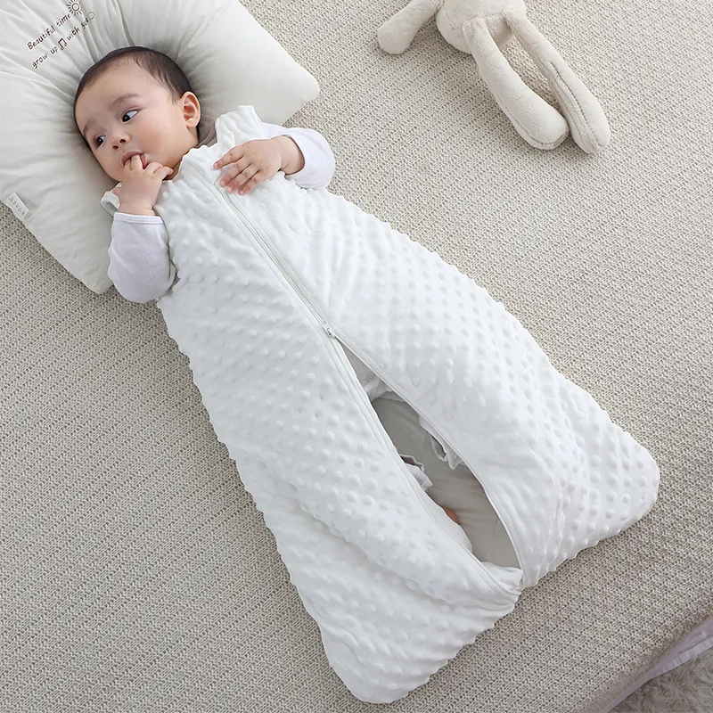 Saco de dormir de fibra de bambú para bebé, saco de dormir suave y cómodo  con cremallera, sin mangas, para verano