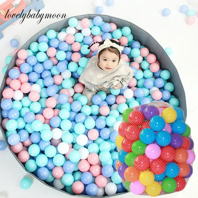 Baby Rail 100PCS Outdoor Sport Ball Colorful Soft Water Pool Ocean Wave Ball Baby Children Funny Toys Eco-Friendly Stress Air Ball 230823