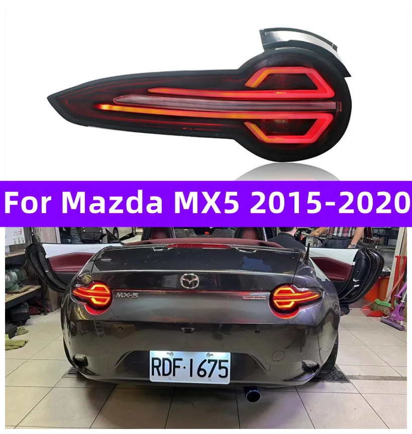 LED-bakljus för Mazda MX5 20 15-20 20 bil bakre bakljusbromsljus+reversering+LED-blinkers