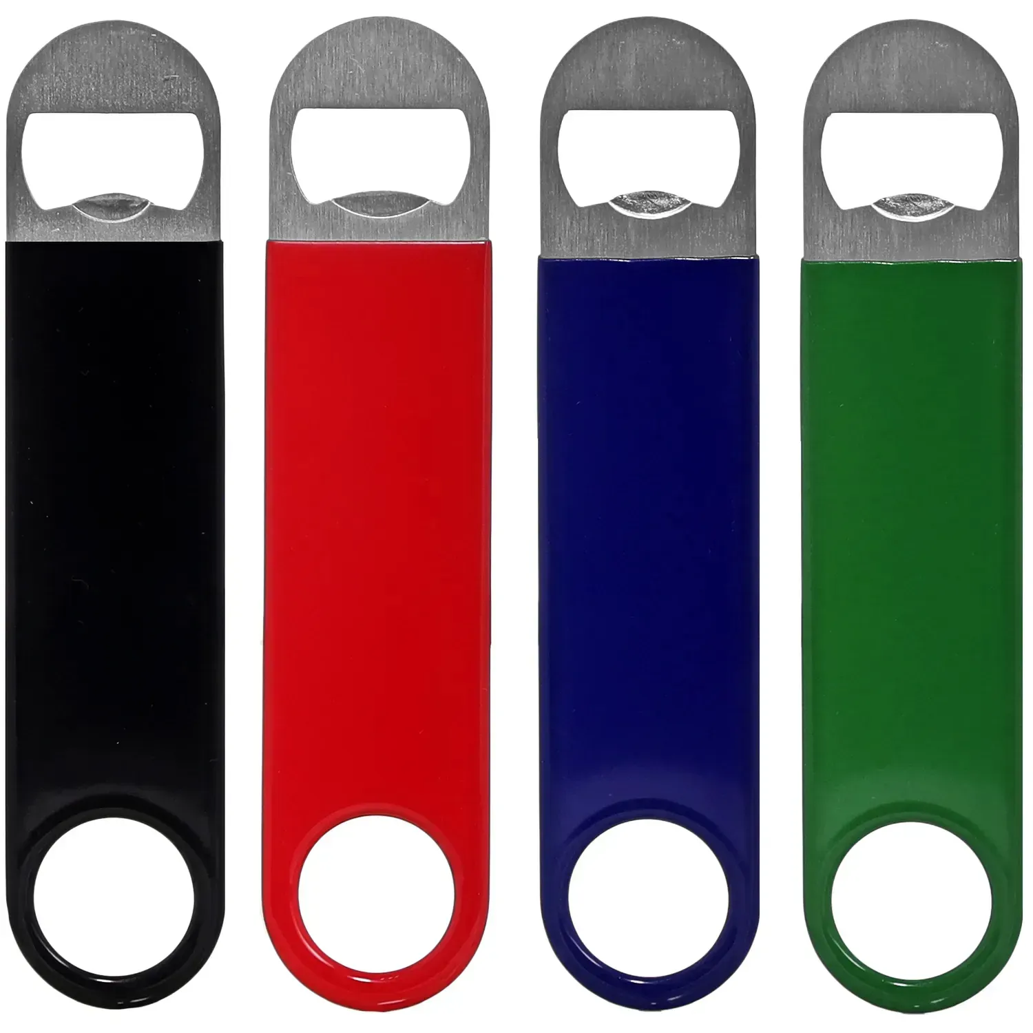 Bartender Bottle Opener Beer Bottle Openers Speed Openers Rubber Coated Stainless Steel 7 inch