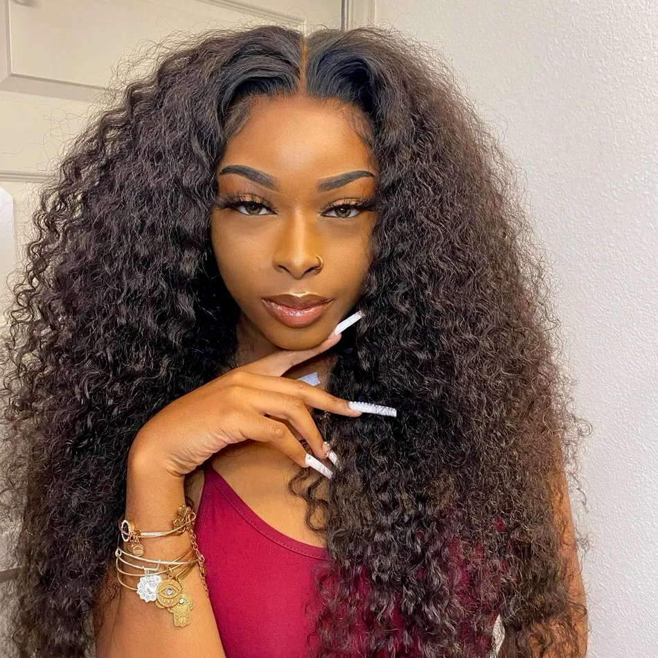 Synthetic Wigs Curly Human Hair Wig 30 34 Inch Hd Transparent Loose Deep Wave Frontal Wig Water Wave Lace Front Wig Human Hair Wigs For Women 230824