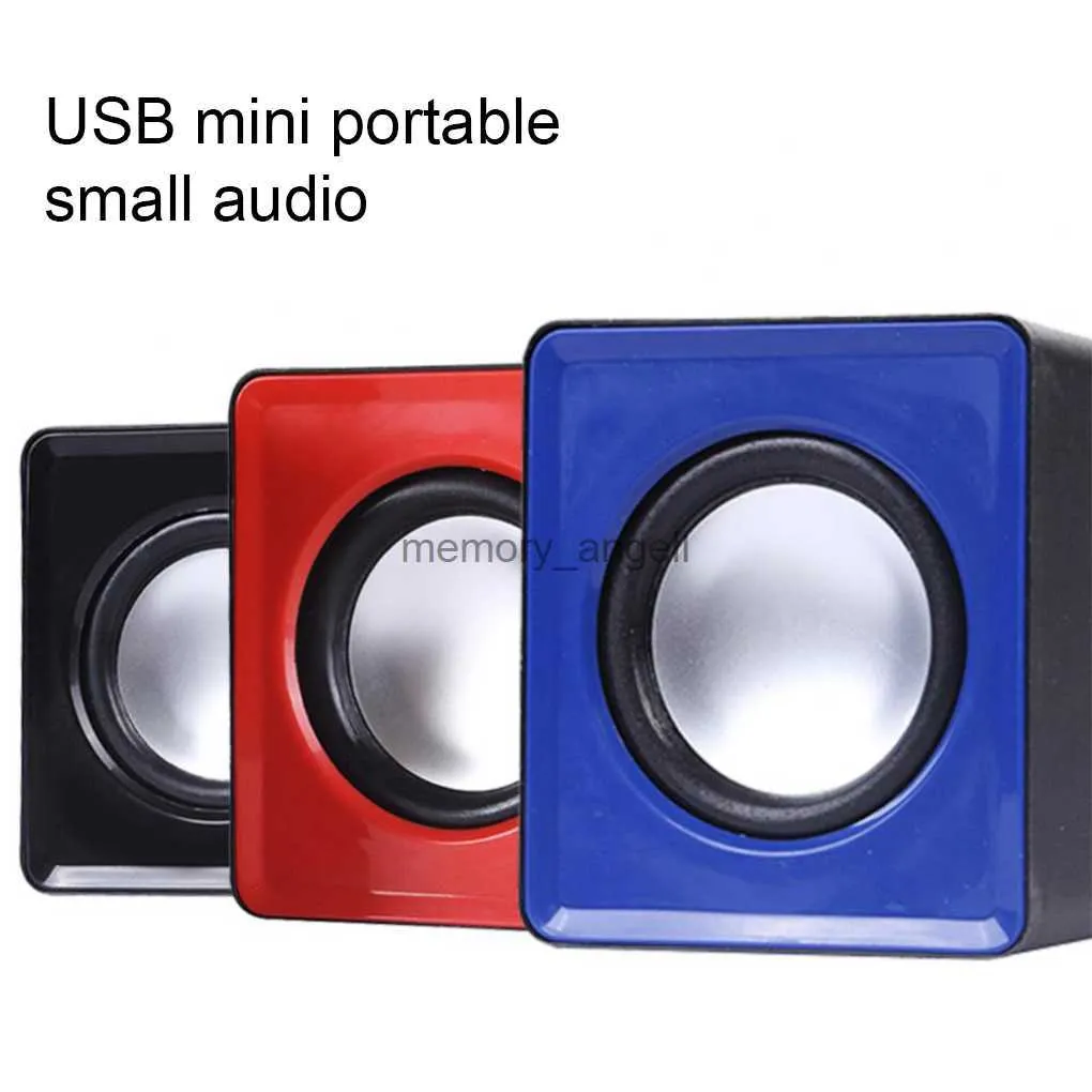 Computer Speakers Subwoofer Plastic Loudspeaker Mini USB Stereo