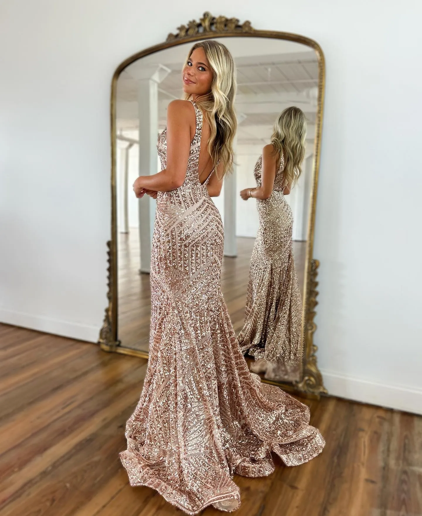 Mermaid Prom Dresses: Champagne Gold Sequin Evening... From Bestoffers, $318.58 | DHgate.Com Mermaid Prom Dresses: Champagne Gold Sequin Evening... From Bestoffers, $318.58 | DHgate.Com