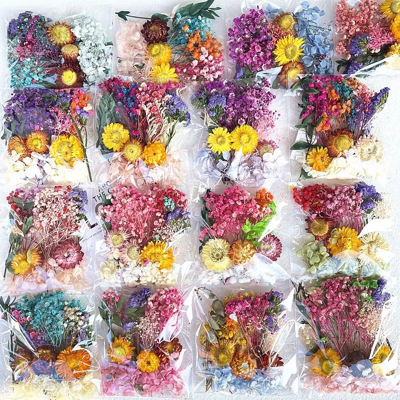 Decoratieve Bloemen Natuurlijke Gedroogde DIY Kaarsen Maken Epoxyhars Gietvorm Vullingen Sieraden Fan Thuis Ambachten Bruiloft Decoratie