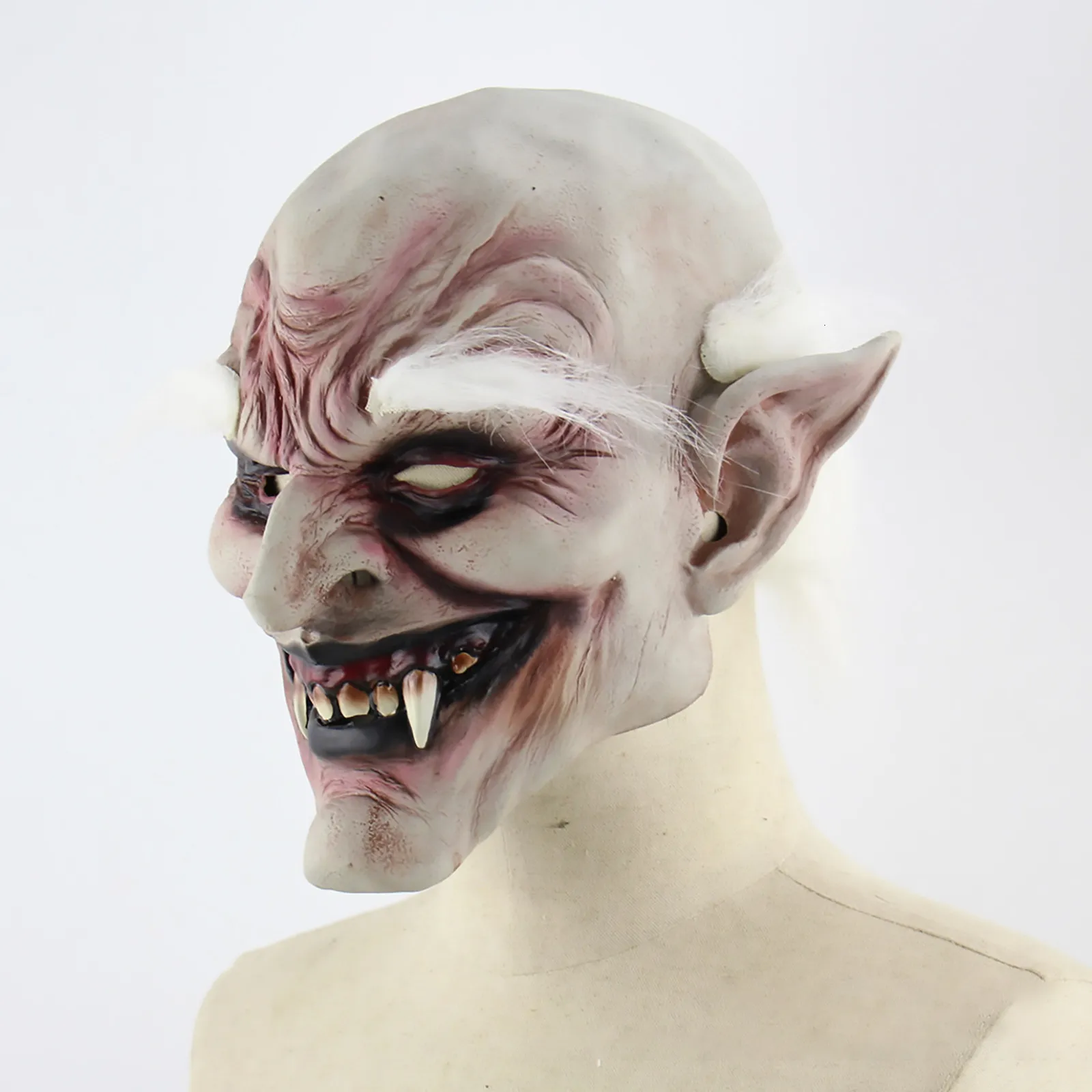 Masque Halloween Réaliste En Latex - Effrayant Pour Soirée Déguisée, Carnaval, Cosplay - Adulte Homme Femme