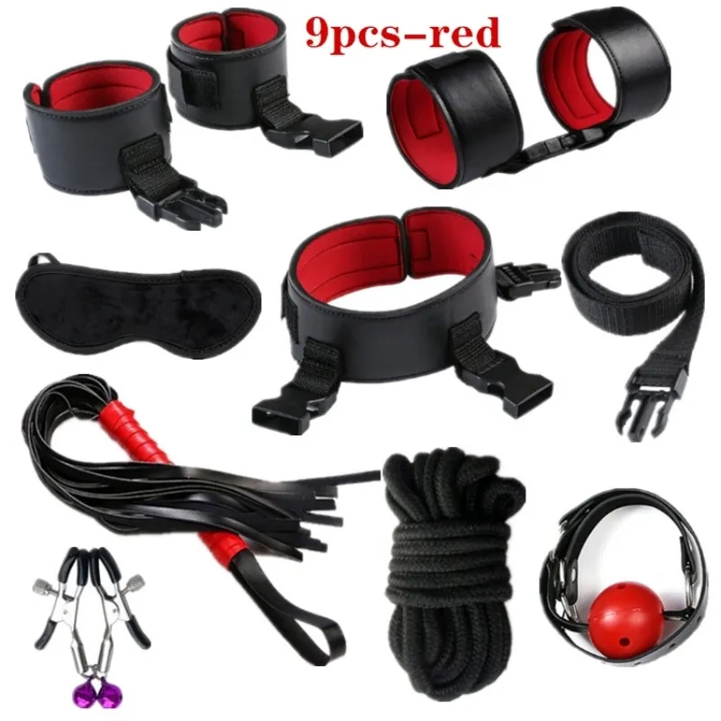 Adult Bondage Bundle Set For Women Exotic Leather And Plush Kit_voghion.com