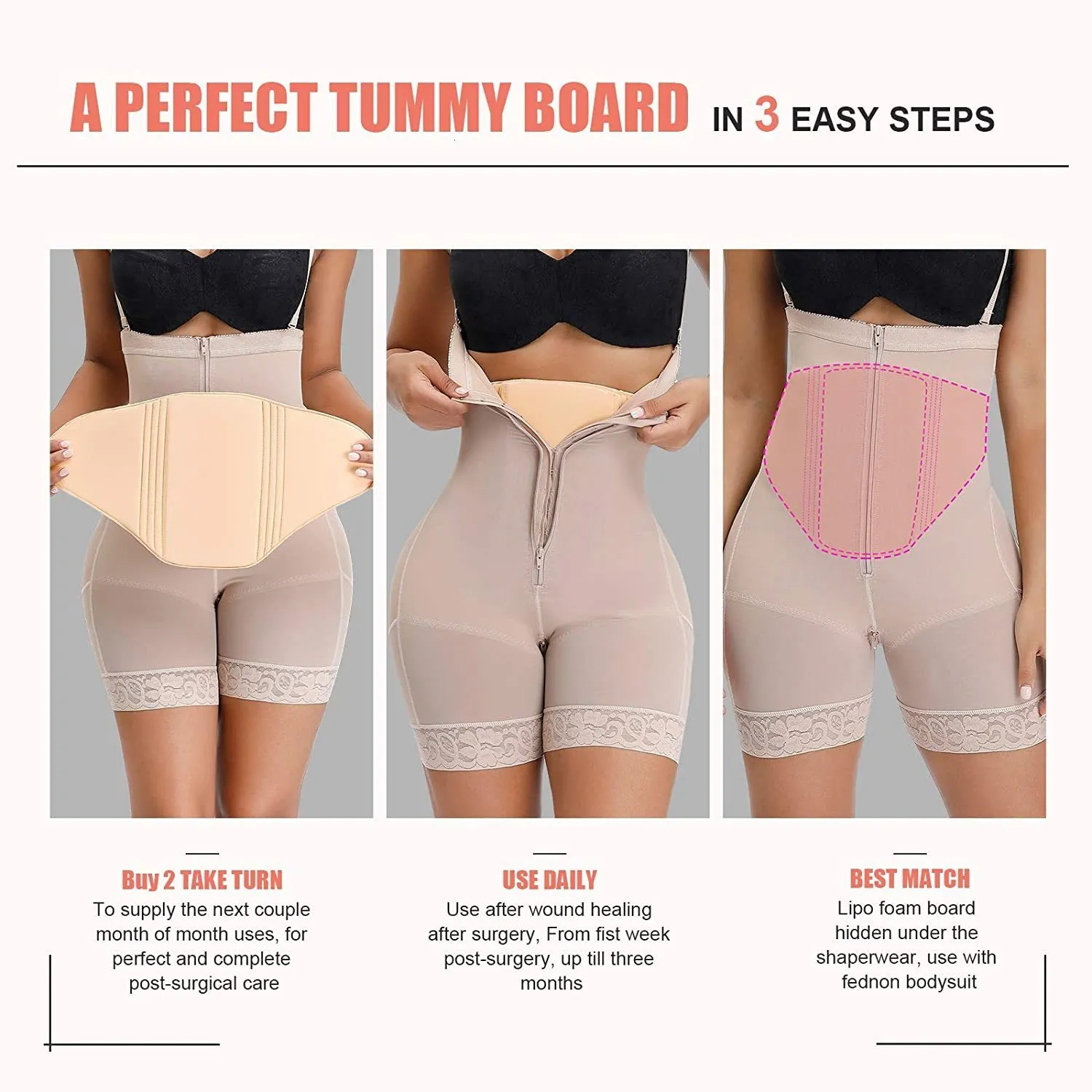 Hexin Body Shaper HEXIN Ab Board Post Surgery Compression Board Skin  Friendly Lipo Foam Flattening Abdominal Board Tummy Tuck Postpartum  Recovery 230824 From Ping06, $13.71