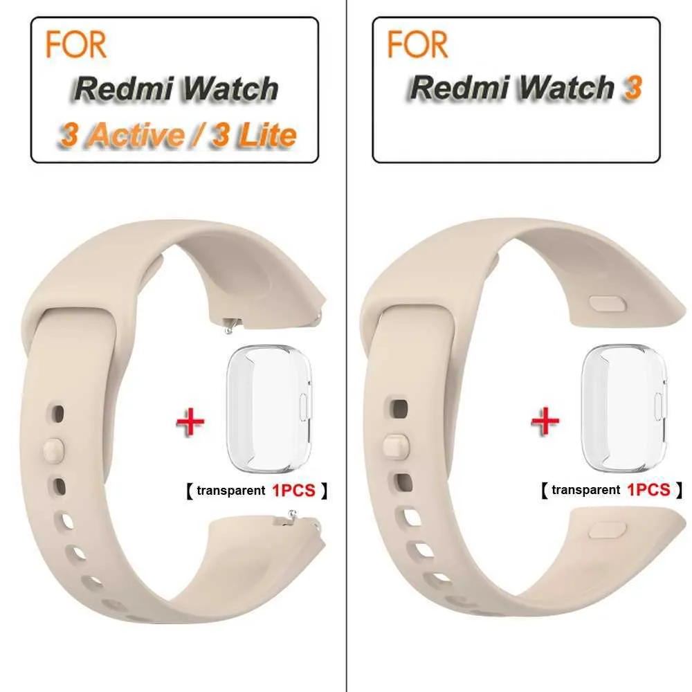 Correa De Silicona Para Redmi Watch 3 Active Smartwatch Pulsera De Repuesto Xiaomi  Redmi Watch 3Lite Accesorios Activos