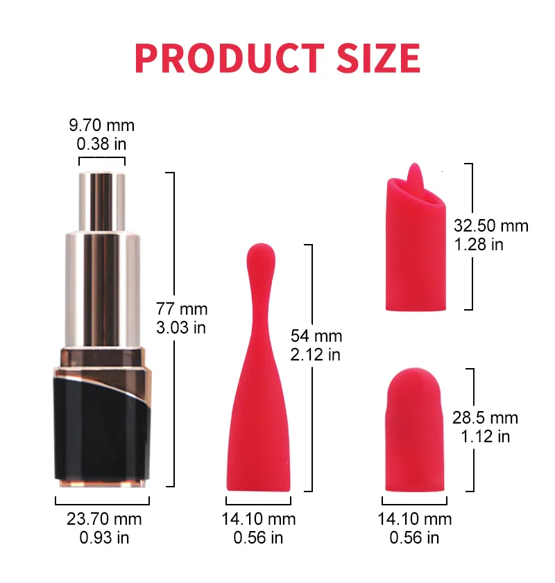 Lipstick Vibrator Clitoral Stimulator And G-spot Massager For Women_voghion.com