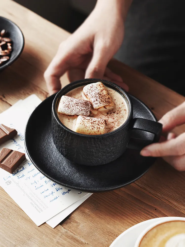 KINGLANG Nordic Porcelain Coffee Mug And Saucer Set ... From Zhao10, $31.51  | DHgate.Com