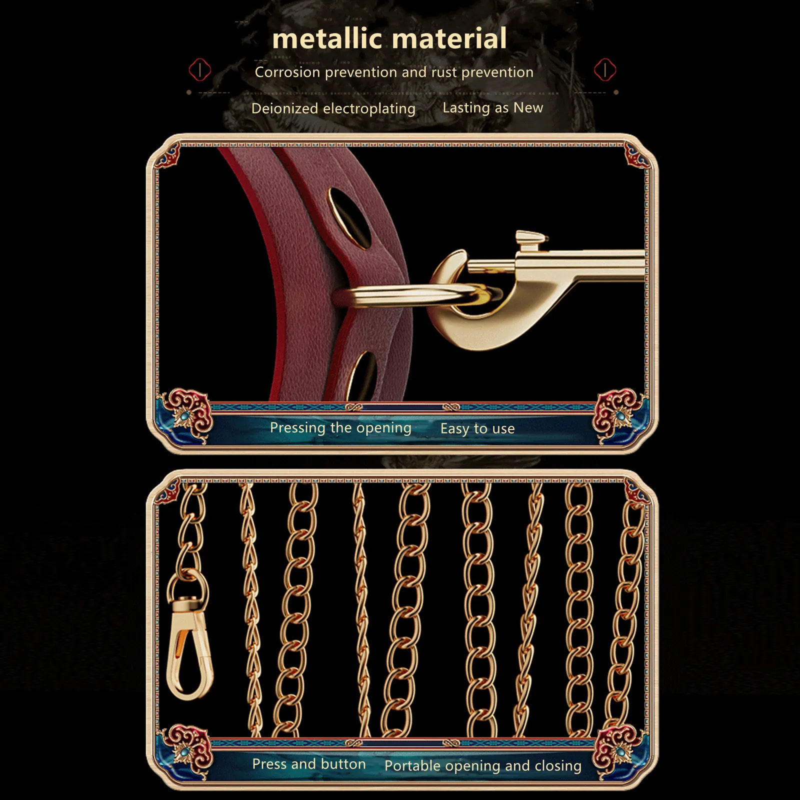 Adult Bondage Bundle Set For Women Exotic Leather And Plush Kit_voghion.com