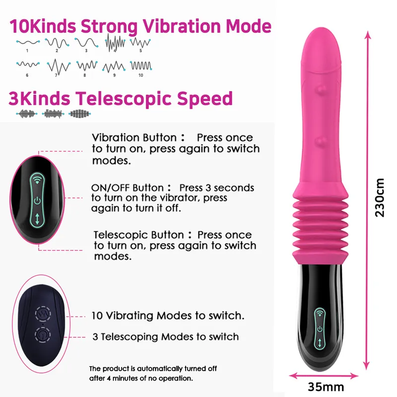 Erwachsene Spielzeug Sex Teleskop Hine Automatische Ziehen und Einführen Pistole Frauen Masturbator Vibration Stimulation 2023_voghion.com