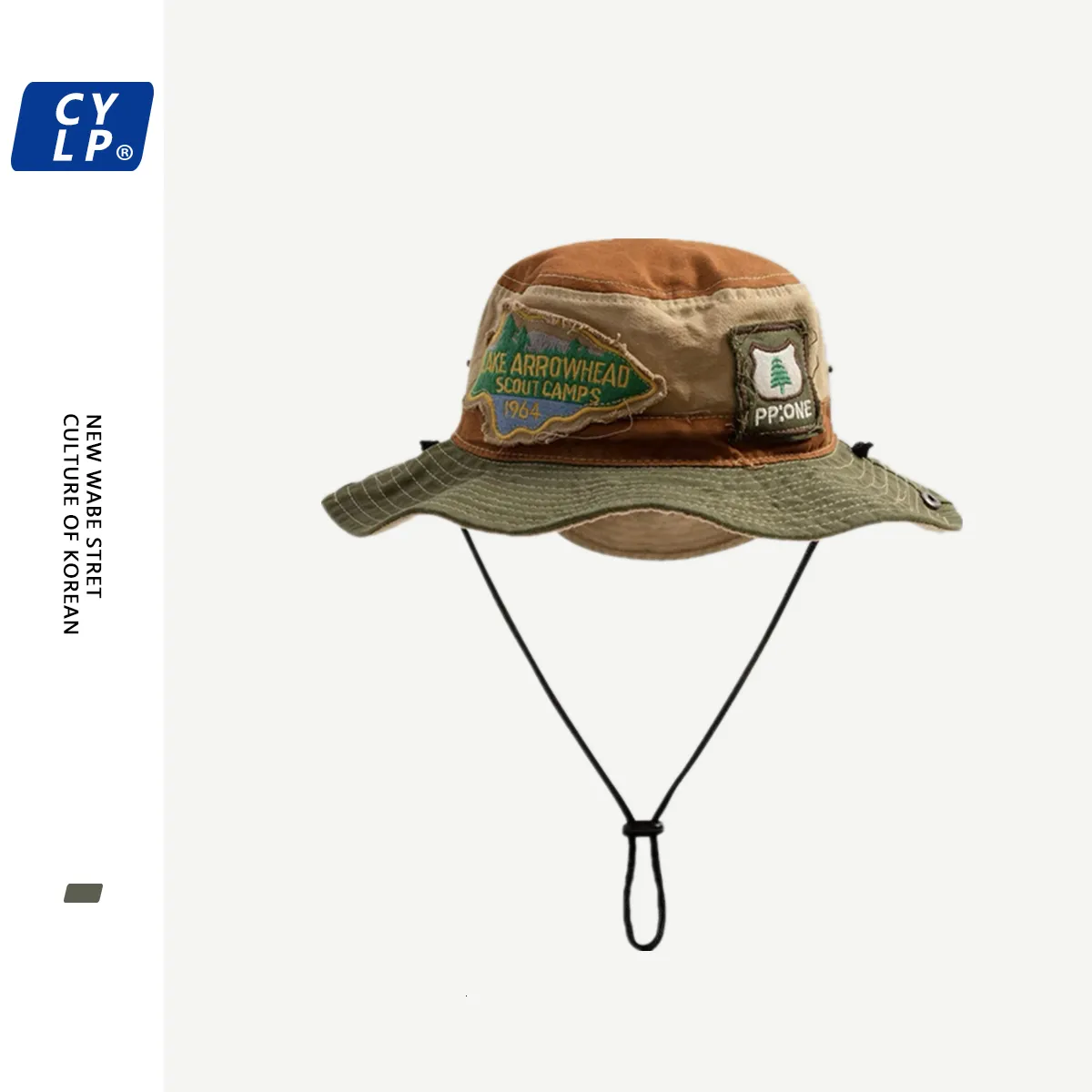 Wide Brim Hats Bucket Hats Vintage Patch Bucket Hat Men And Women ...