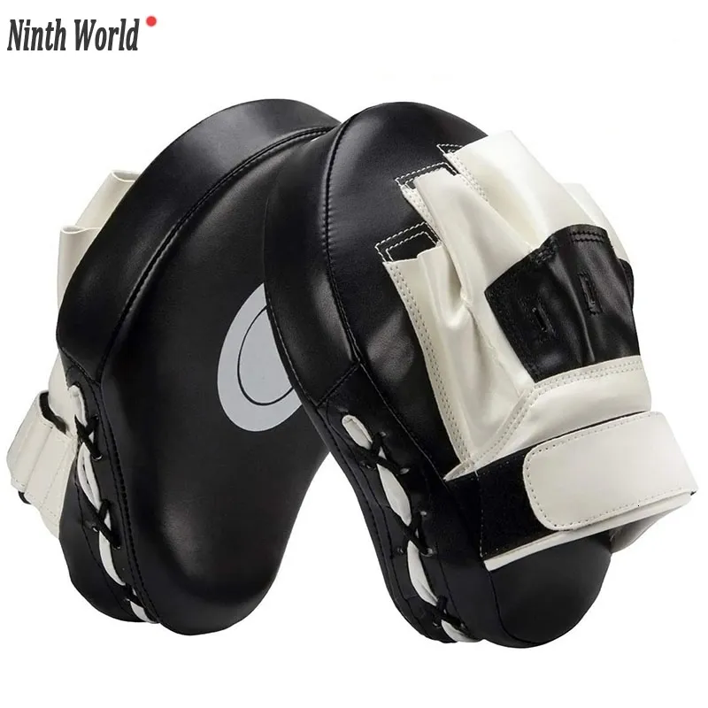 كيس الرمل 12pcs معدات الملاكمة المنحنية تركيز أكياس اللكم ل Taekwondo Muay Thai Karate Kids Pu Paws Pads 230824