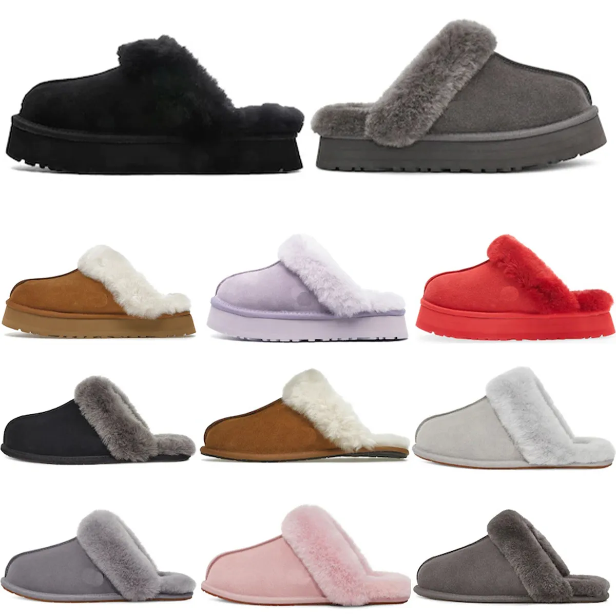 Designer Snow Boots Australia Mini Platform Boot Women Tazz Slippers Classic Suede Slides Winter Wool Warm Booties Fur Sheep Skin Shoes Ankle Bootes