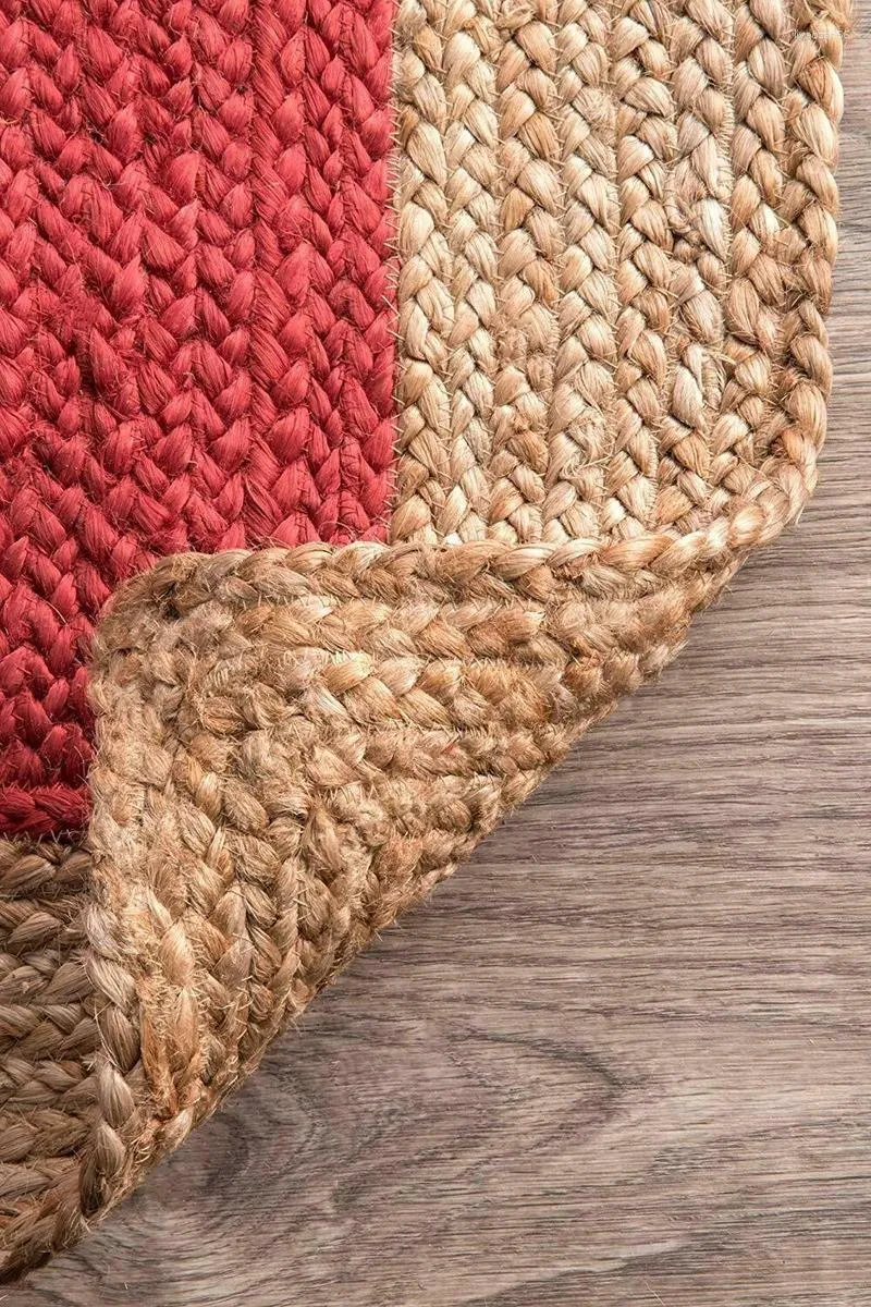 Rustic Reversible Jute Rug Natural Color Braided Jute Carpet For Home  Living Room 3x5 Feet Style From Liyaozan66, $143.49