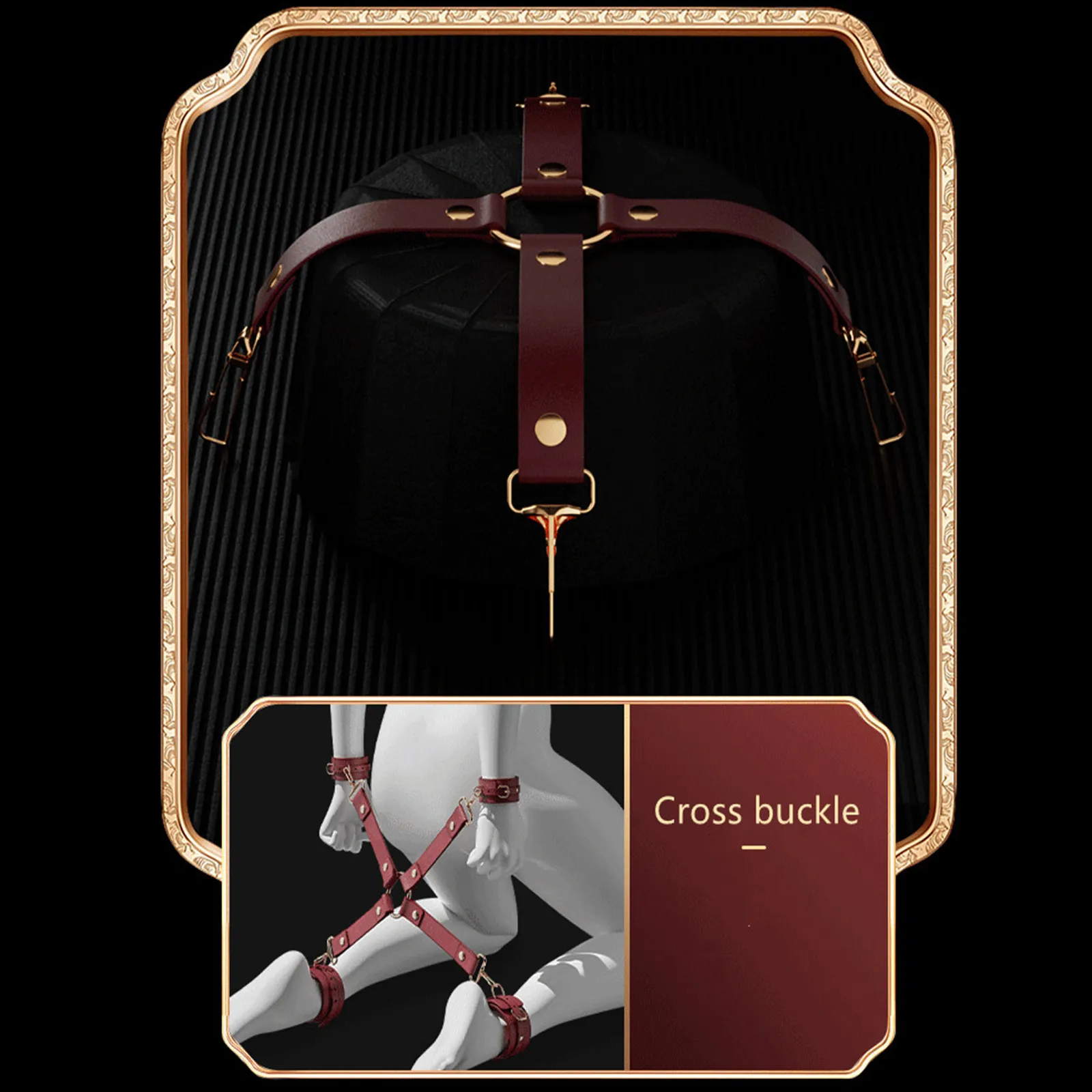 Adult Bondage Bundle Set For Women Exotic Leather And Plush Kit_voghion.com
