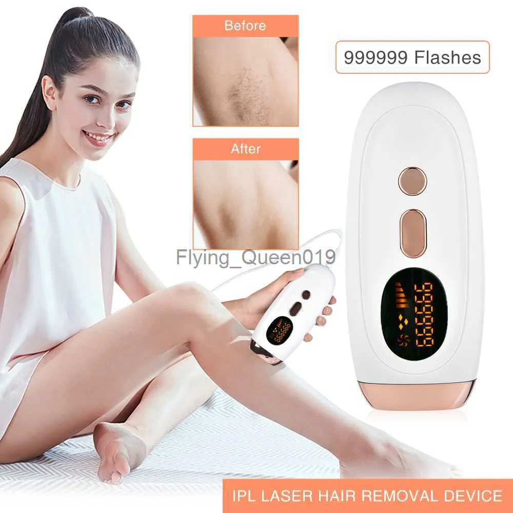 999999 Knippert Laser Epilator Ontharing Permanent Elektrisch Pijnloos Foto-epilator Bikini Gezicht Lichaamshaar Remover Gereedschap Geschenken HKD230825