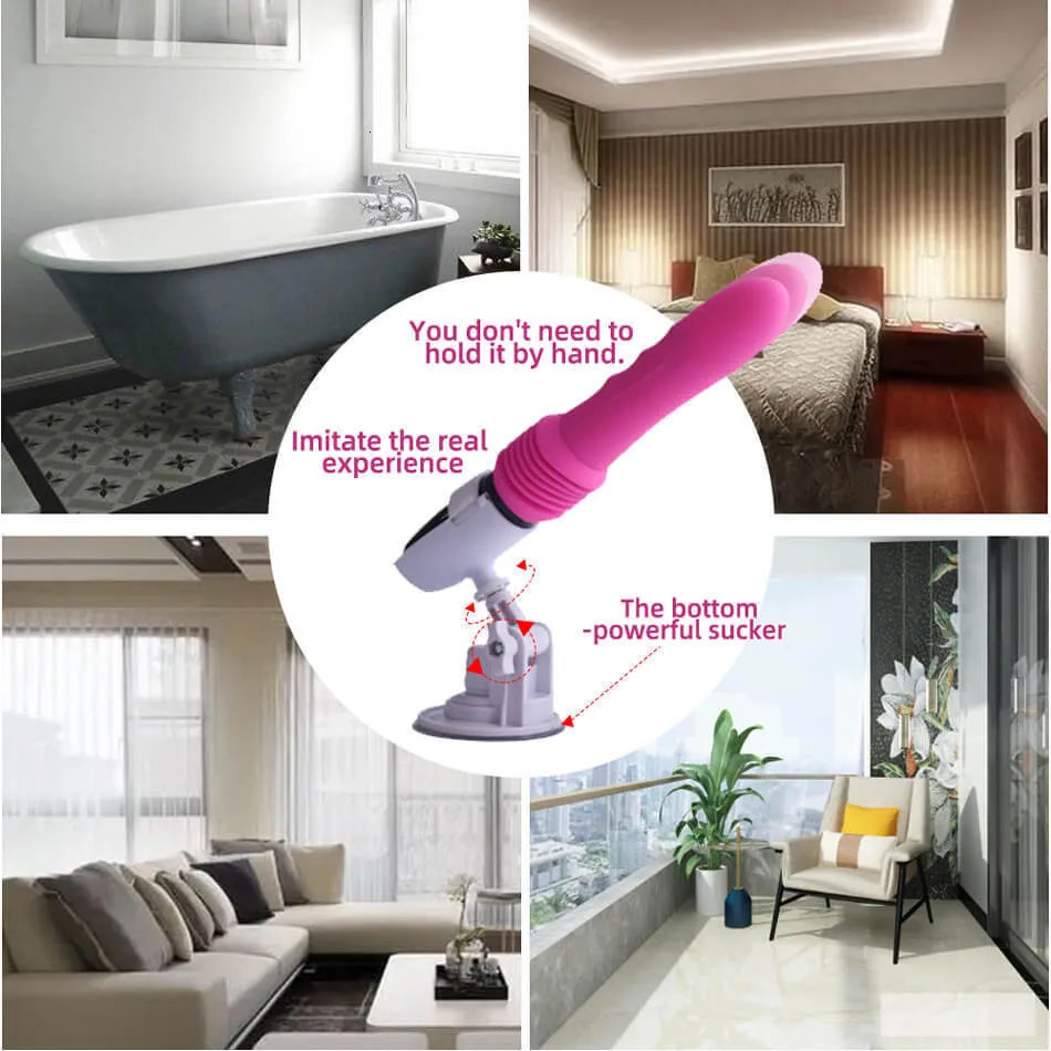 Vuxenleksaker Sex Teleskopisk hine Automatisk dragning och insättning av pistol Kvinnors onani Vibrationsstimulering 2023_voghion.com