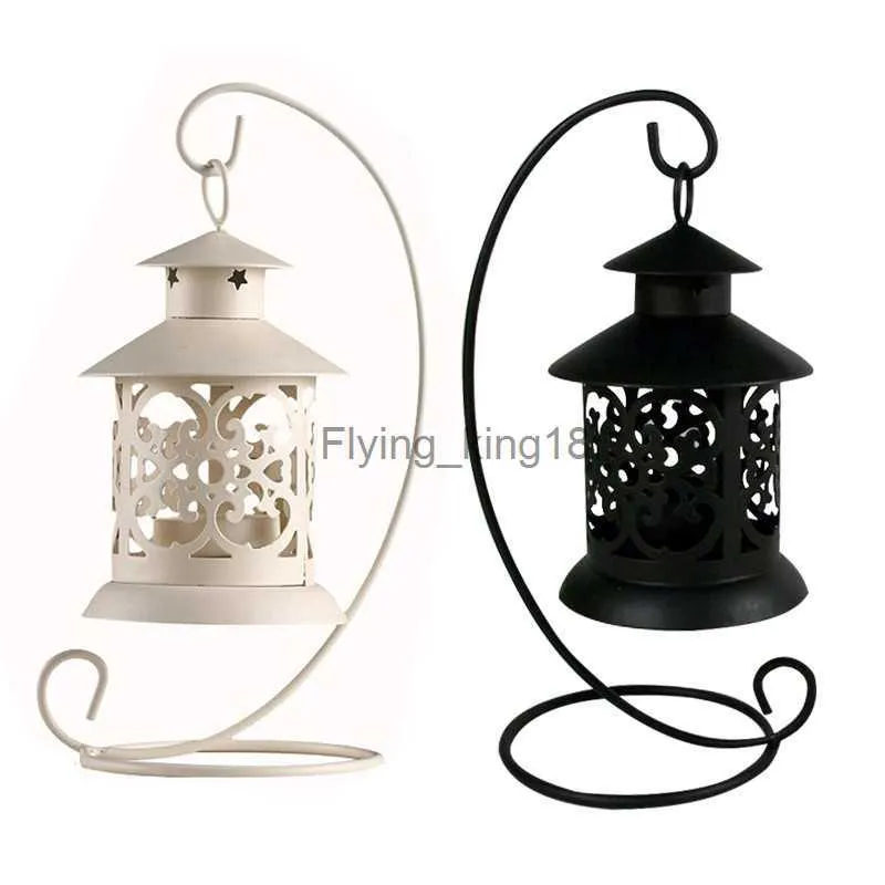 European Vintage Metal Birdcage Lantern Candle Holder Garden Night Outdoor Tea Light Wedding Home Table Decoration Holder HKD230825