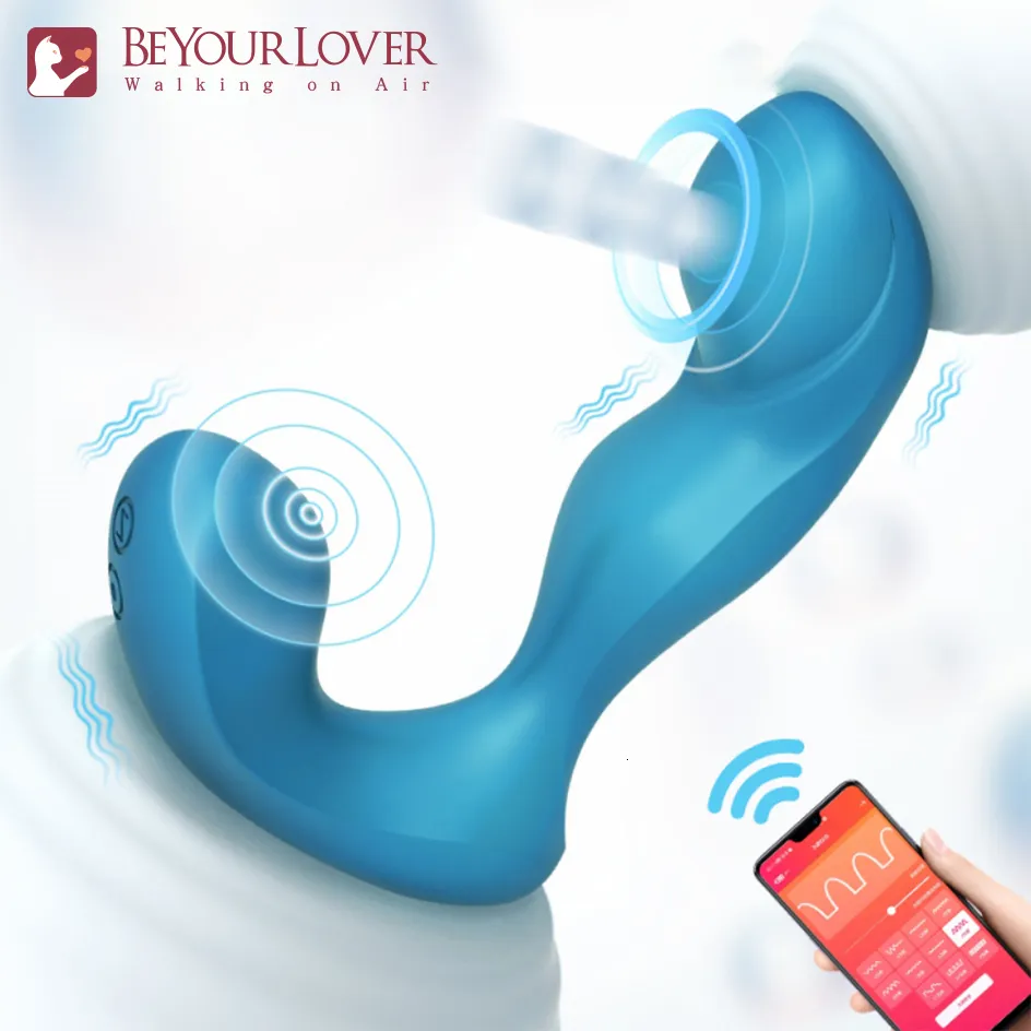 Vibradores BeYourlover Próstata Anal Vibrador Juguete Sexual Aplicación Control Remoto Dult Toys Masajeador para Parejas Masculinas Placer Masturbador 230825