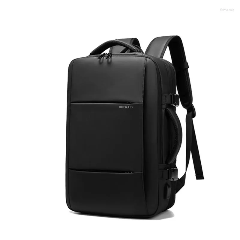 Sac à dos pour hommes d'affaires, étanche, chargeur USB, multifonction, pour ordinateur portable, voyage, haute capacité, mode, cartable pour jeunes, Mochila